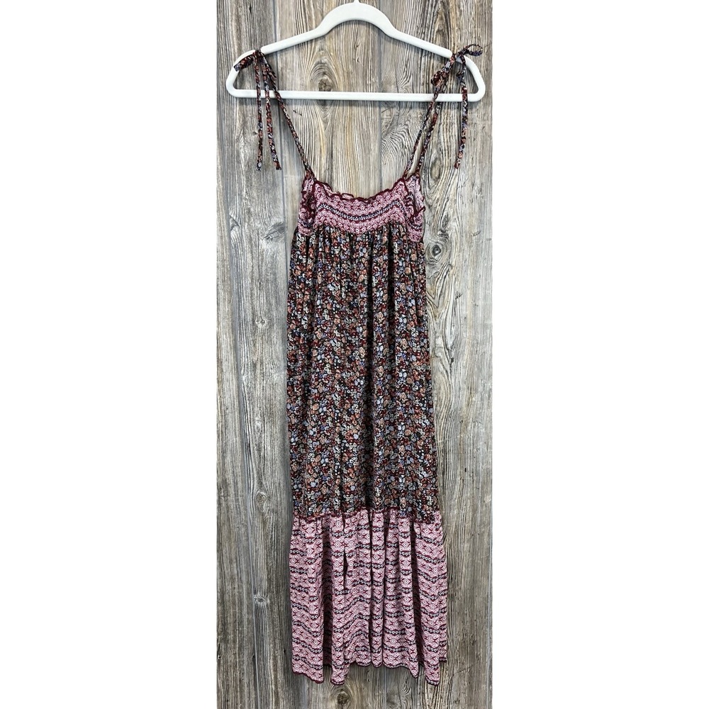 And The Why Midi Dress Small Cottagecore Hippie Indie‎ Prairie Festival Summer